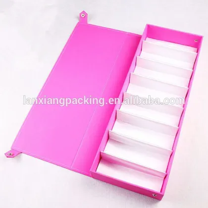 Folding Red Waterproof Glasses Case Display Cases,Glasses Paper Display Box