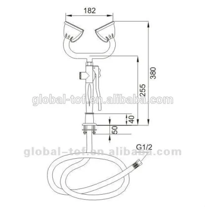 TOF safety emergency eye wash shower