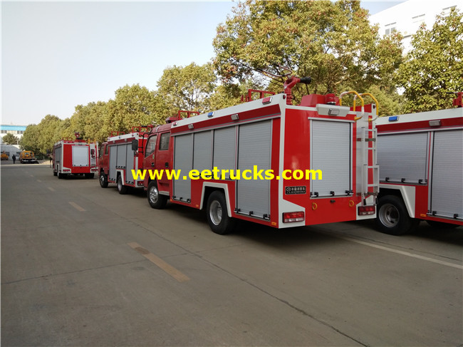 Double Cabin Fire Truck