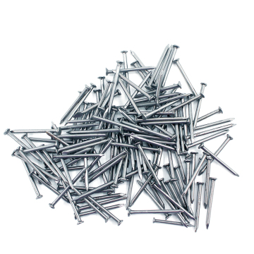 Fast Delivery Factory Steel Polished Round Head Nails for Concrete and Wood - 1 Inch Smooth Shank Metal Wire Nails