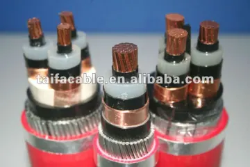 0.6/1kv copper conductor xlpe insulated swa pvc sheath power cable