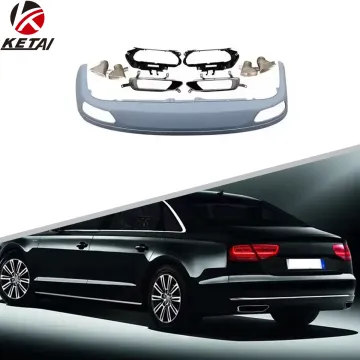 W12 Style Rear Diffuser Tail Pipe Bracket Conversion for AUDI A8 2011-2014