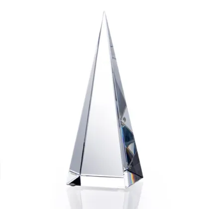 Blank Crystal Paperweight for Corporation and Bank