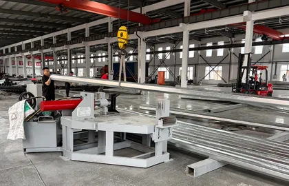 Precision Horizontal Pole Straightener