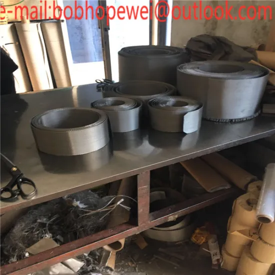 Auto mesh belt filter reverse dutch weaving stainless steel wire mesh