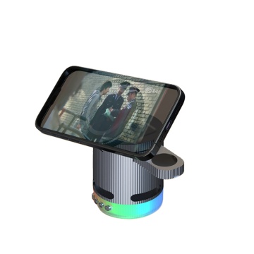 4-in-1 Folding RGB Lighting Wireless Charger with BT Audio Pairing for iPhone