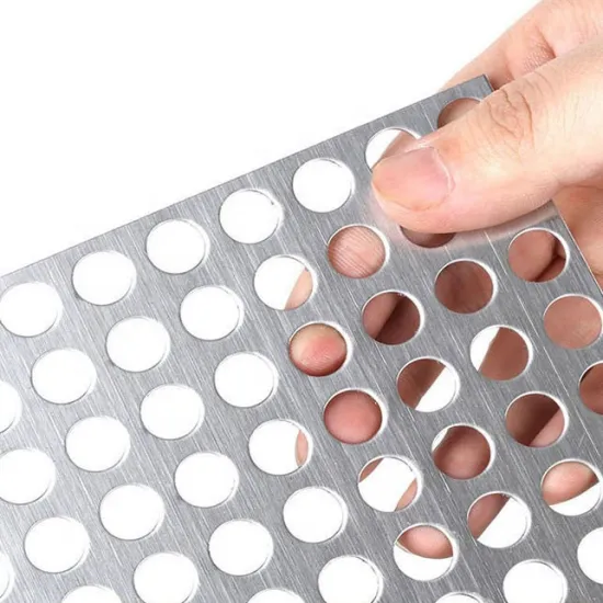 Stainless Steel Perforated Metal Mesh Sheet Round Hole Metal Plate