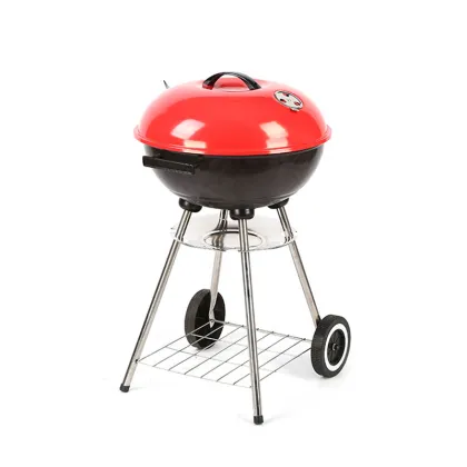 Wholesale Korean Smokeless Garden Outdoor Portable Homemade Barbecue 18''Mini Apple Weber Wood Pellet Charcoal Bbq Kettle Grill