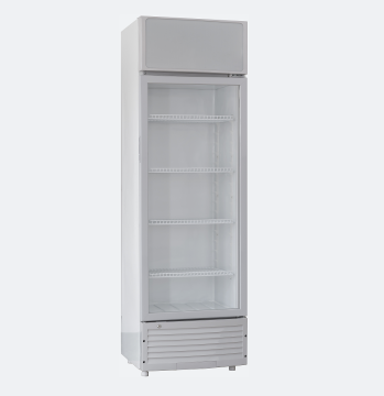 Commercial Beverage Chiller: One Glass Door, Upright Air & Direct Cooling Solution