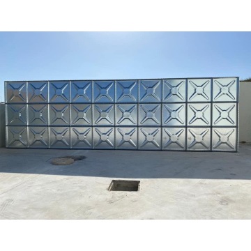 Galvanized Steel Overhead Sectional Modular Rain Water Tank