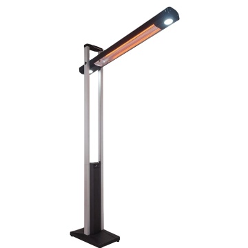 Remote Control Floor Free Standing large Patio fireplace Electrical Heating 1800W Element Outdoor Heaters Electric Heater
