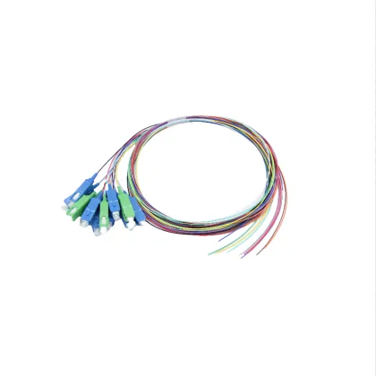 SC/FC/APC 12 Color Optical Fiber Pigtail Jumper for Mobile Telecommunications