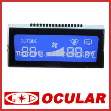 Air conditioner Blue TN 7 Segment LCD Display