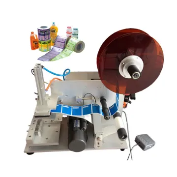 Semi-Automatic Flat Surface Label Applicator Machine