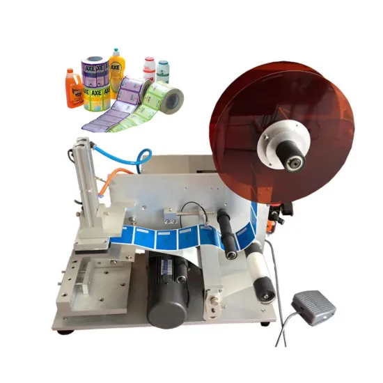 Semi-Automatic Flat Surface Label Applicator Machine