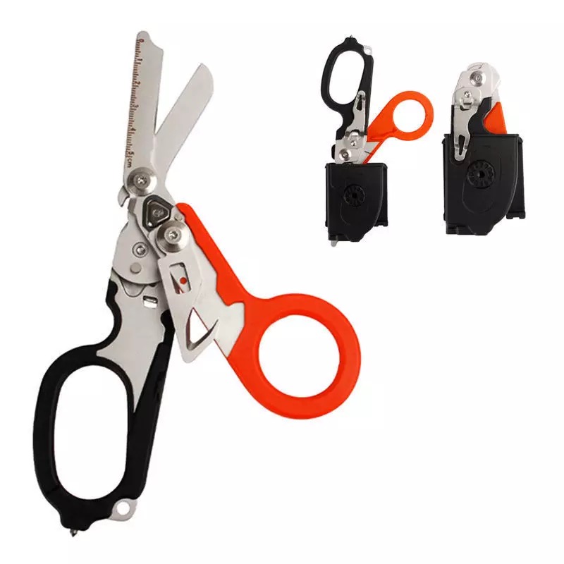 High Quality 6 in 1 Raptor Emergency Response Shears Medical Trauma Scissors