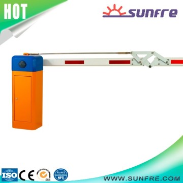 Automatic metal folding traffic barrier