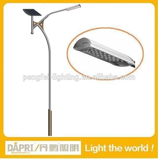 IP 65 aluminium lamp Pure White Color Temperature solar street light 70W