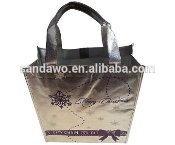 OEM &ODM Available reusable gold Metallic bag