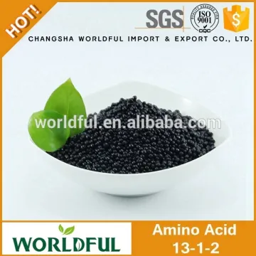 Bulk humic acid granule amino acid with NPK 13-1-2 organic fertilizer