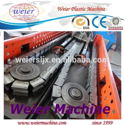 Plastic HDPE PP PVC electric conduit tube making machinery
