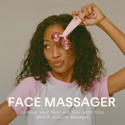 Pink Balls Face Roller