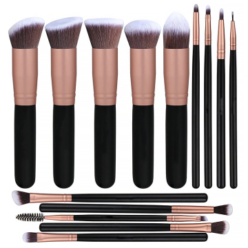 Synthetic Fibre 14Pcs Custom Luxury Makeup Brush Set