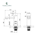 China Sanitary Ware Factory: Premium Quality Waterfall Single Handle Mixer, Countertop Water Lavatory, SUS304 Basin Faucet, and