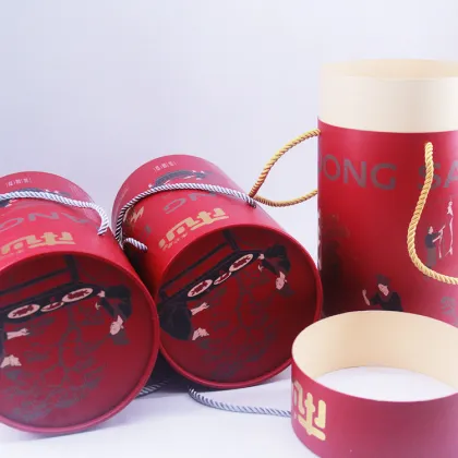 Personalized Paper Tube Packaging with Ropes