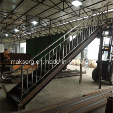 Galvanized Steel Stairs with Handrails Baluster