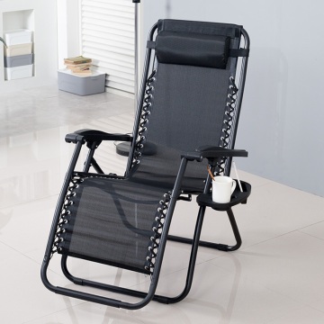 outdoor chair beach sleeping reclining headrest heavy duty folding recliner zero gravity chair