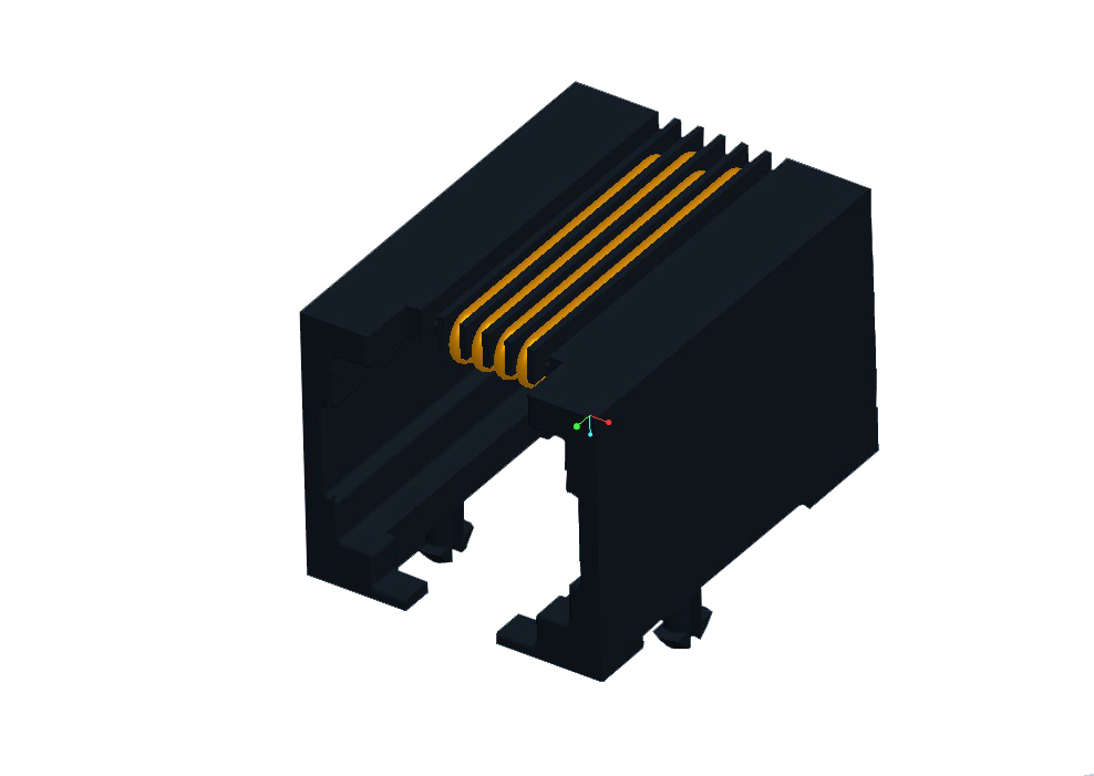 RJ11 जैक 6P4C साइड एंट्री 1X1port