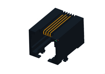 RJ11 แจ็ค 6P4C ด้านเข้า 1X1port