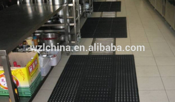 factory production workshop Rubber kitchen mats anti-skid pad restaurant channel rubber mat OEM