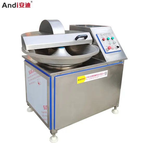 Commercial Electric Sausage Meat Bowl Cutter 80 Liters