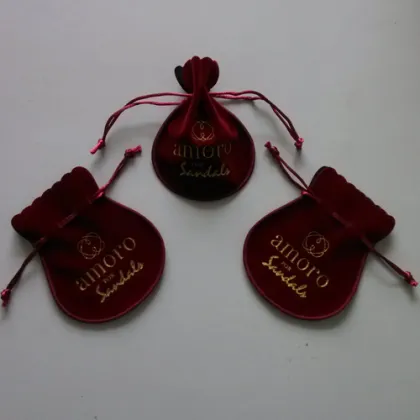 packaging velvet bags custom LOGO printing