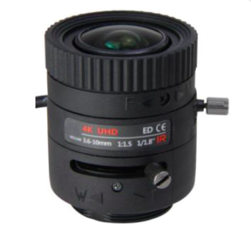 2024 Nouveau objectif 4K Lens Auto Iris CS Mount Zoom Lens 3,6-10 mm