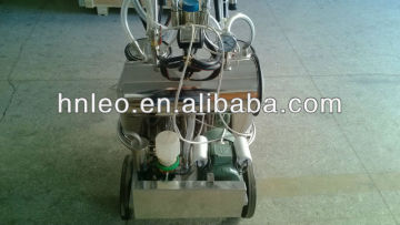 Gasoline milk trolley for dairy farm