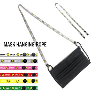 Adjustable Face Mask Lanyard Handy Convenient Safe Facemask Rest&ear Holder Rope Hanging Neck Rope Protection Halter Ropes Cover
