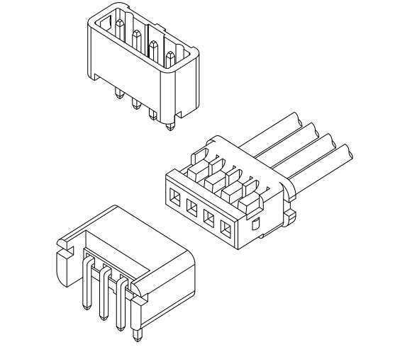 2511 Series Wire ke papan penyambung 2.5mm