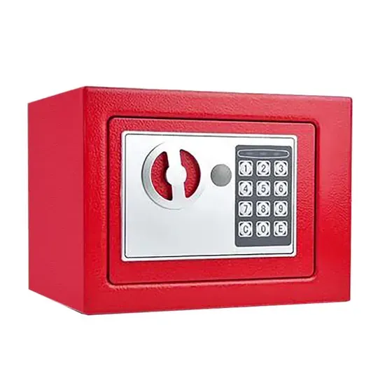 High-Capacity Steel Safe for 4 Pistols – Hotel & Household Use