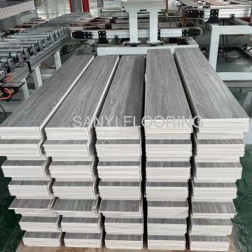 Formaldehyde-Free UV Coated Rigid Plastic Wood Floor Vinyl Plank SPC Tile Finish