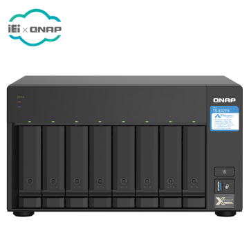 QNAP TS-832PX High-Capacity NAS with PCIe Expansion for M.2 SSD Acceleration