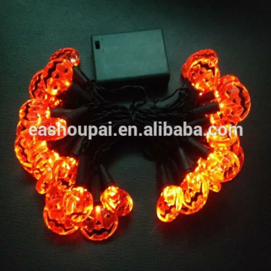 35 Orange Outdoor decoration LED Pumpkin Halloween string Lights
