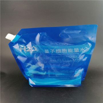 Food packaging plastic fruit wine packaging-bag with handle