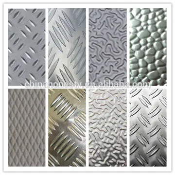 1100 5052 5083 checkered aluminum plate for Construction Vehicle fender