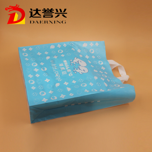 Customized Plastic Shopping Loop Handle Bag