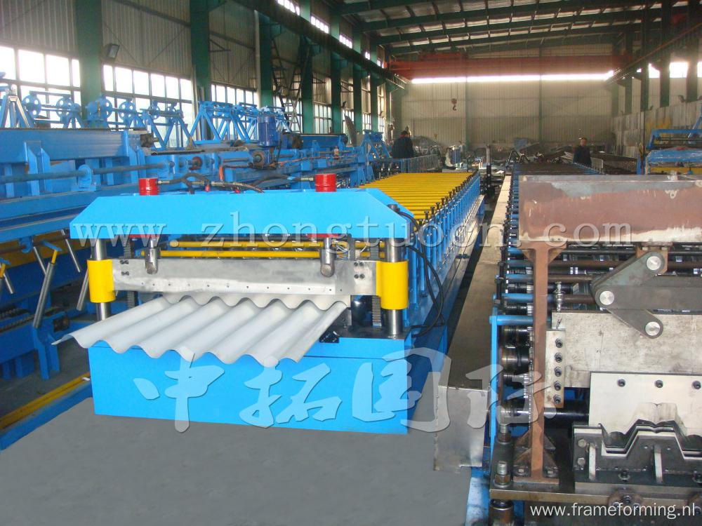 Roofing Corrugated Galvanized Sheet Making Machine