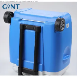 18L cooler box with handle&wheel outdoor cooler box