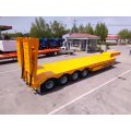 4 axle 100Ton low bed truck semi trailer